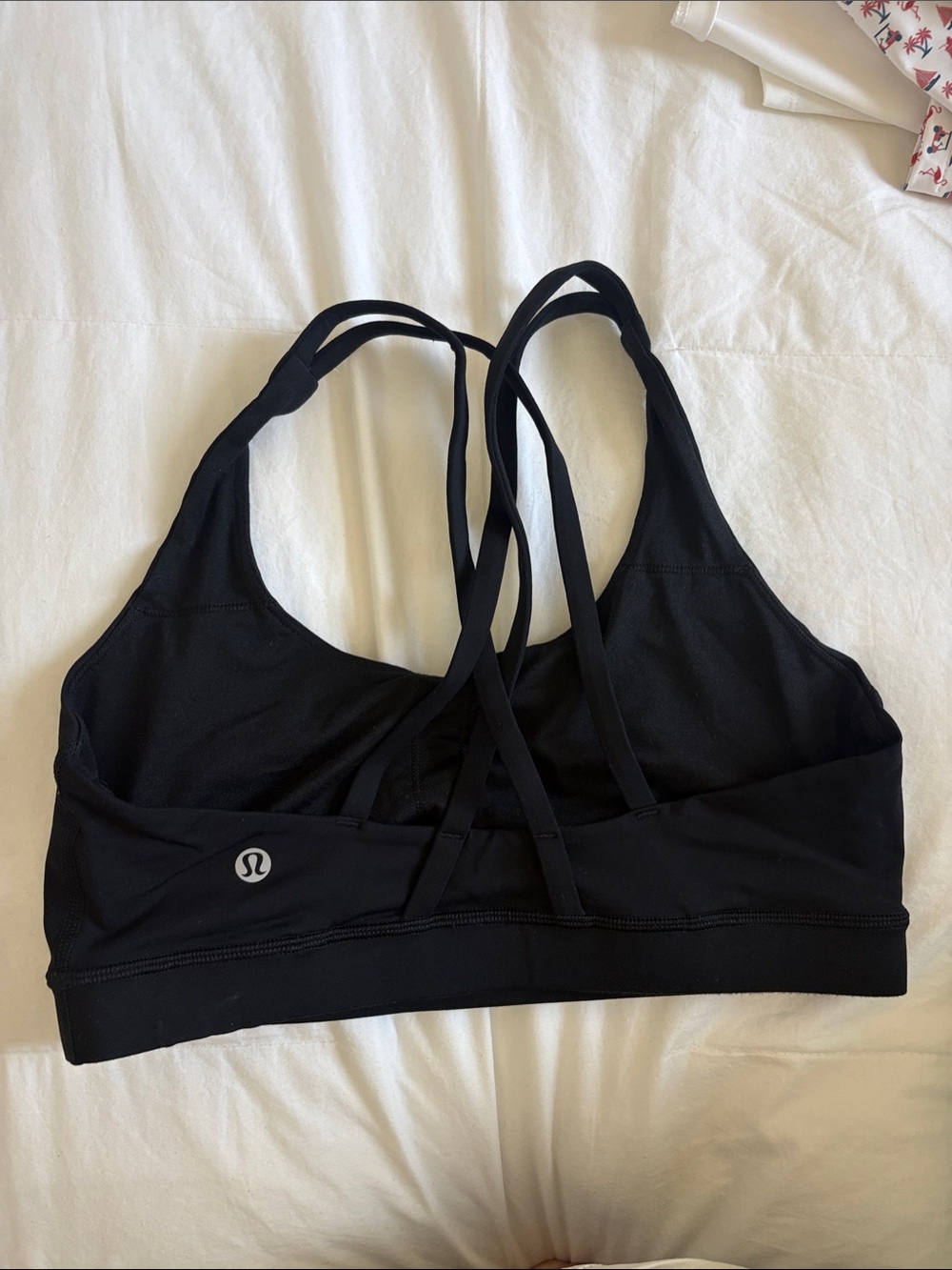 lululemon athletica Black Strappy Back Sports Bra